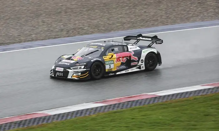 SPIELBERG,AUSTRIA,27.SEP.24 - MOTORSPORTS - DTM, Deutsche Tourenwagen Masters, Red Bull Ring, free practice. Image shows Kelvin van der Linde (RSA/ Audi).
Photo: GEPA pictures/ Wolfgang Grebien