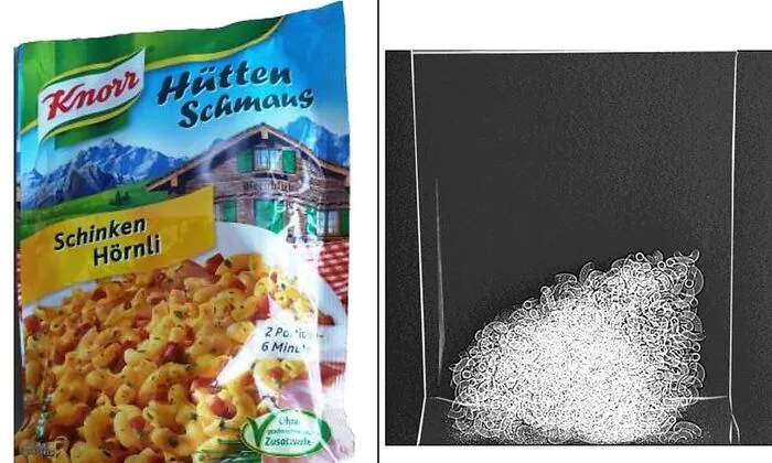 Die Verbraucherzentrale Hamburg untersuchte Verpackungen mit Röntgenbildern