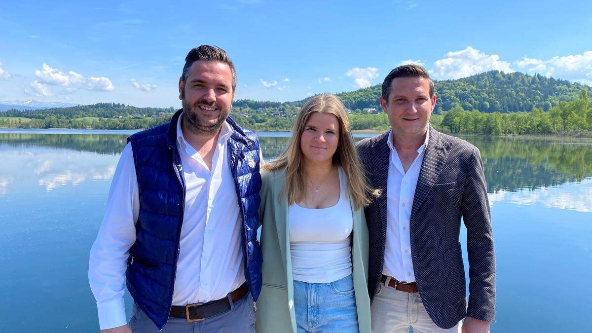 Felix Schöffmann, Lena Draschl und Clemens Schöffmann (von links)
 
 