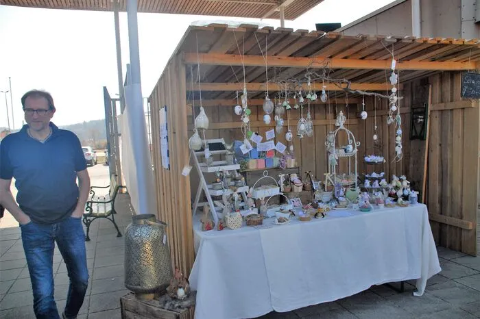 ... wie hier an diesem Stand.