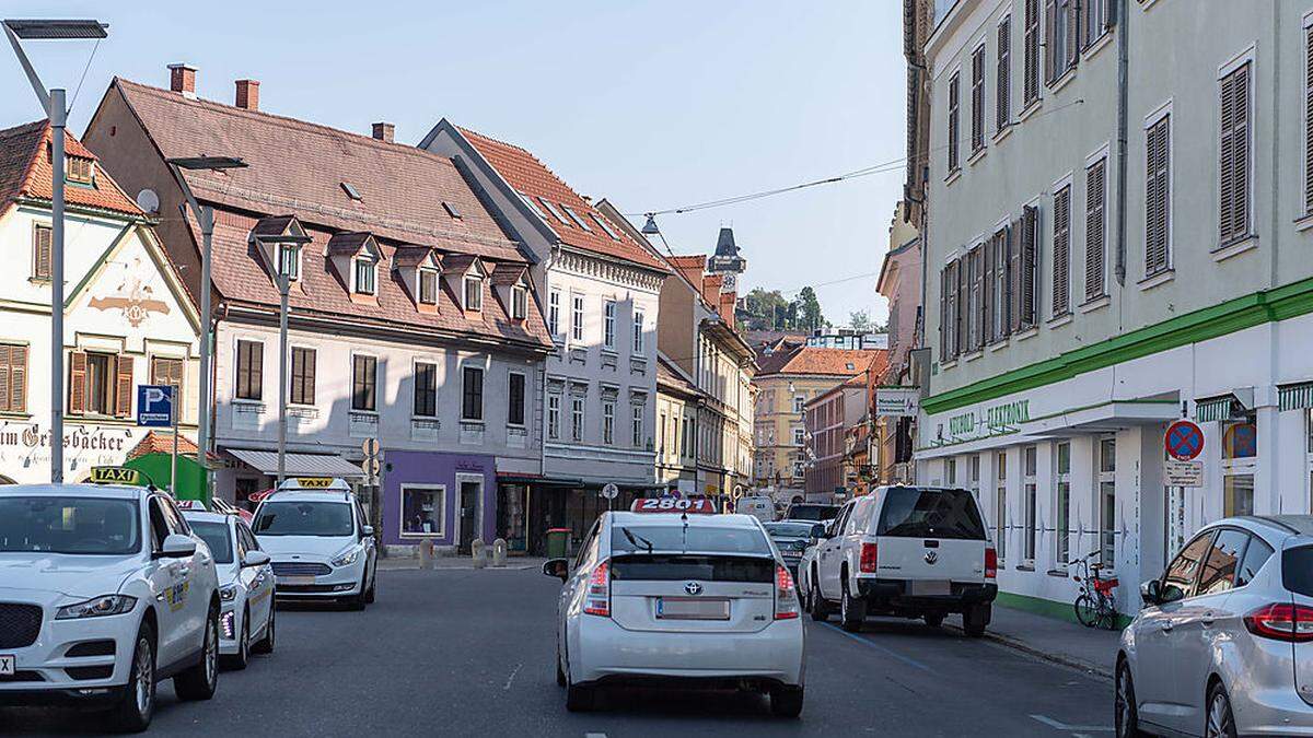 In der Griesgasse in Graz kam es zu der Schlägerei