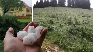 Im Jahr 2022 wurde der Hagelschaden im Bezirk auf zehn Millionen Euro beziffert