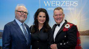 Geschäftsführer Werner Frömmel, Schauspielerin Mariella Ahrens und Paul Burrell, Lady Dianas Ex-Butler