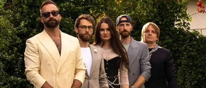 Andreas Inthal, Eva Mion, Marco Kletz, Matthias Inthal und Stephan Rogl von der Band „Kornehlius“