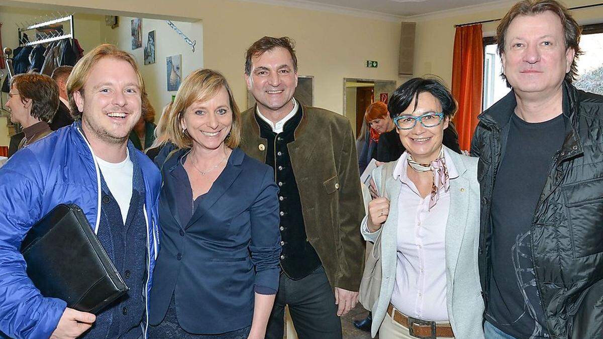 Peter Sichrowsky, Melanie Golob, Adolf Burgstaller, Astrid Schmidt und Christian Krobath