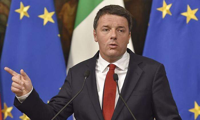 Italiens Ministerpräsident Matteo Renzi.