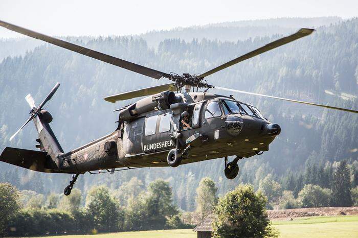 In Köflach wird auch ein "Black Hawk" zum Einsatz kommen