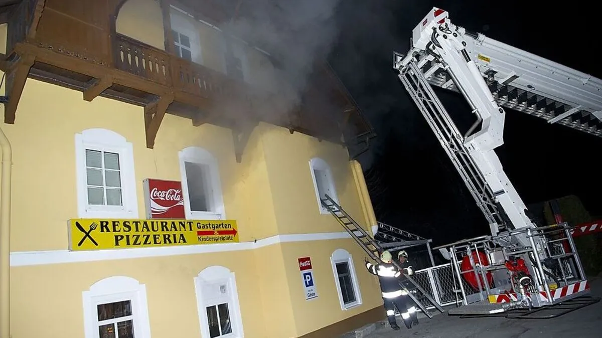 Pizzeria brannte zum zweiten Mal: Zwei Katzen verendet