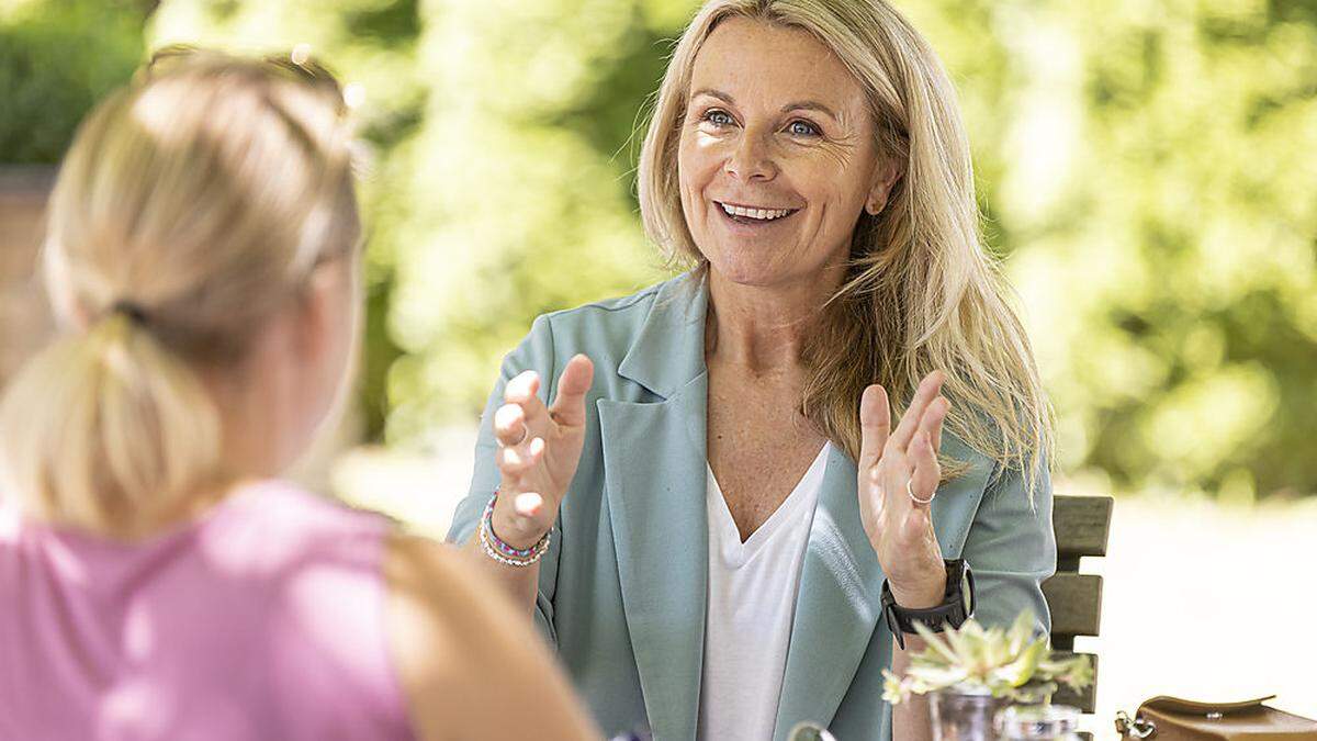 Sonja Kleindienst im Interview mit Kleine Zeitung-Redakteurin Martina Schmerlaib