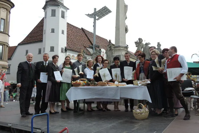 Im Rahmen des Stadt-Land-Festes fand unter anderem die Brotprämierung statt.
