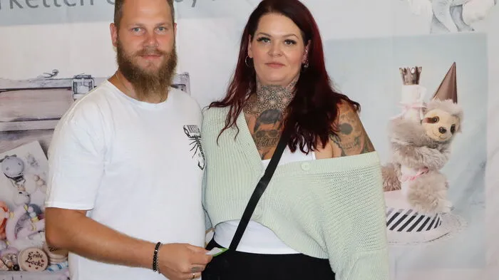 Die Organisatoren Nadja und Christian Schatz