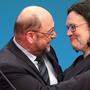 Andrea Nahles und ihr möglicher Angreifer Schulz: Der Friede trügt