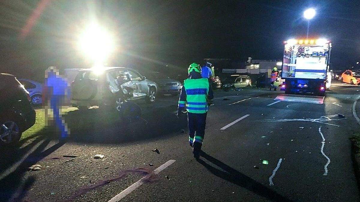 Großer Blechschaden nach Unfall in Frauental