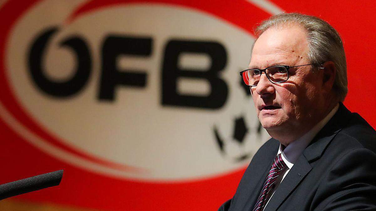 ÖFB-Präsident Gerhard Milletich