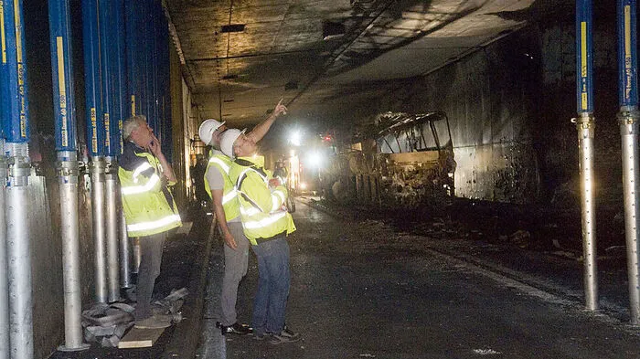 Lokalaugenschein im Gleinalmtunnel