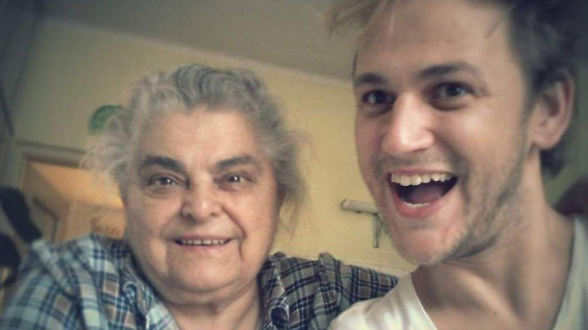 Christian Krall mit seiner tollen Oma