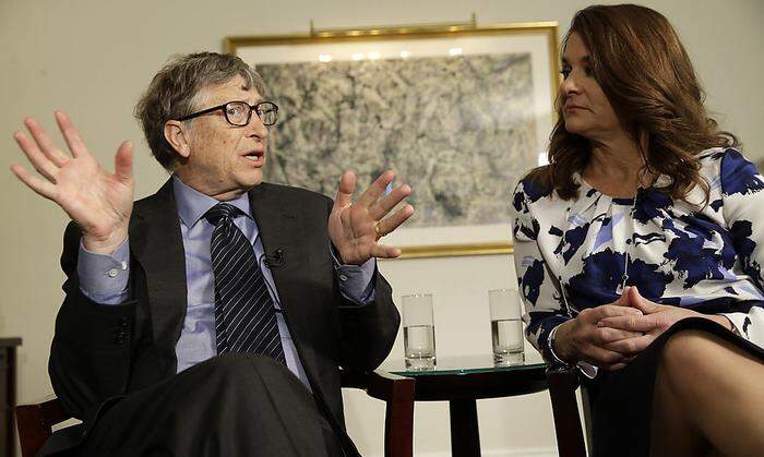 Bill und Melinda Gates hoffen auf 