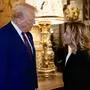 January 5, 2025, Palm Beach: This handout picture released by the Chigi Palace Press Office on 05 January 2025 shows Italian Prime Minister Giorgia Meloni meeting with US President-elect Donald Trump at his residence at Mar-a-Lago in Palm Beach, Florida, on 04 January 2025..ANSA/ CHIGI PALACE PRESS OFFICE/ FILIPPO ATTILI. ANSA PROVIDES ACCESS TO THIS HANDOUT PHOTO TO BE USED SOLELY TO ILLUSTRATE NEWS REPORTING OR COMMENTARY ON THE FACTS OR EVENTS DEPICTED IN THIS IMAGE NO ARCHIVING NO LICENSING  NPK Palm Beach PUBLICATIONxINxGERxSUIxAUTxONLY - ZUMAa110 20250105_zaf_a110_001 Copyright: xChigixPalacexPressxOffice/xFilipx