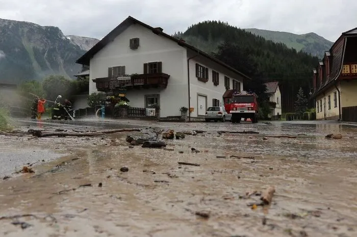 Hochwassereinsatz in Altenberg an der Rax