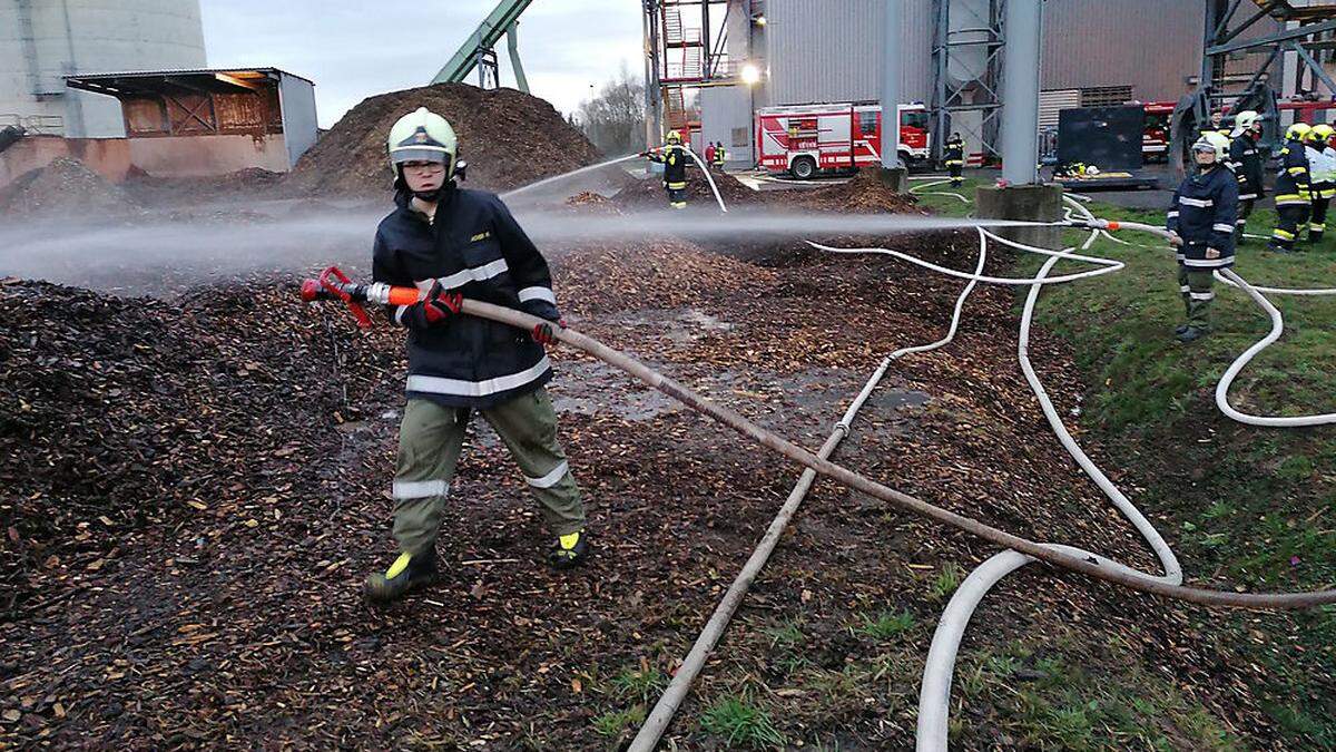 Vier Feuerwehren waren bei den Löscharbeiten im Einsatz