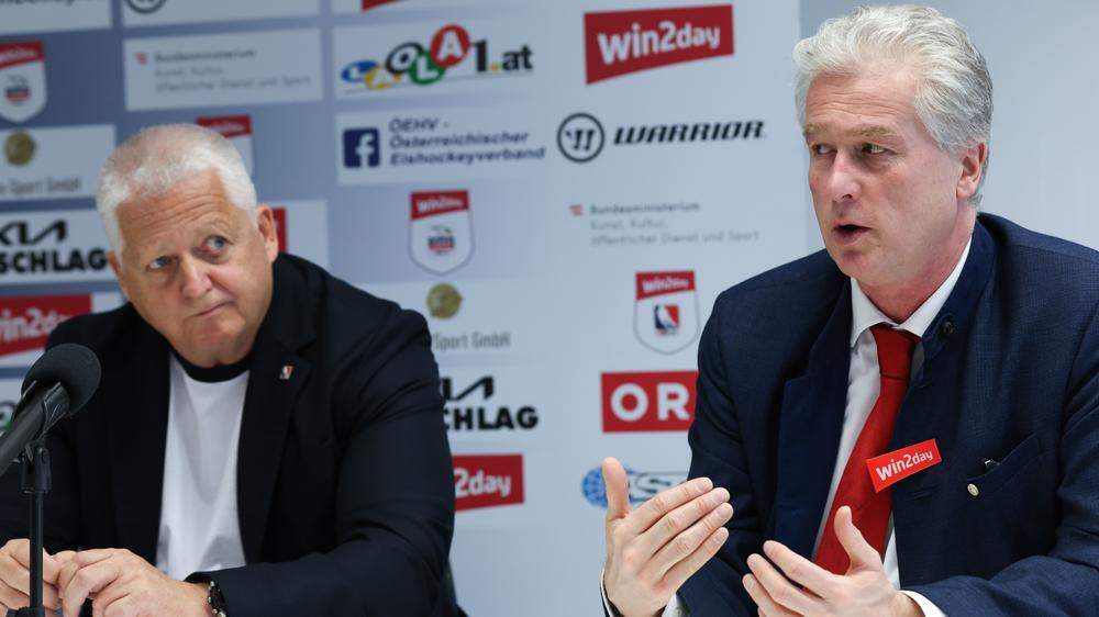 Führen nächste Woche Gespräche über eine Vertragsverlängerung: Klaus Hartmann und Roger Bader