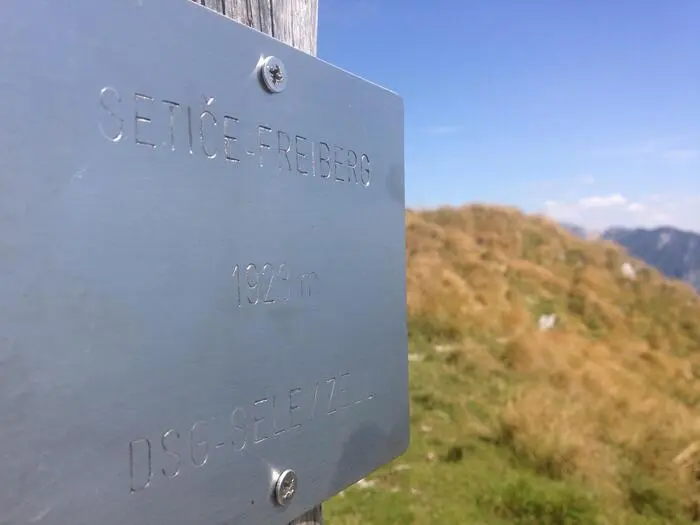Die Tour auf den Freiberg, Setiče, ist kein Spaziergang