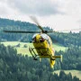 Der Verletzte wurde ins Spital geflogen 