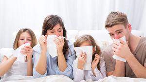 4516 Kärntner waren mit Jahresende bei der GKK krankgemeldet. 337 mussten mit grippalen Infekten das Bett hüten 