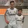 Sie haben bei Real Madrid beeindruckt: Maurice Amreich (13) und Oskar Barry (9) aus Voitsberg