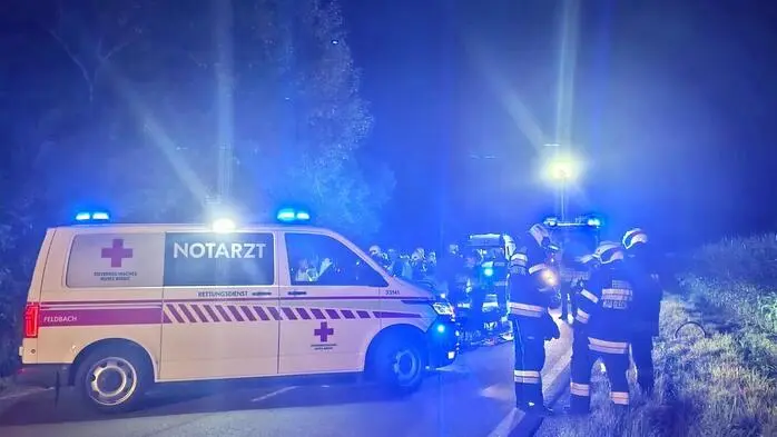 Bei einem Unfall am Montagabend bei Bad Gleichenberg wurden zwei Menschen schwer verletzt
