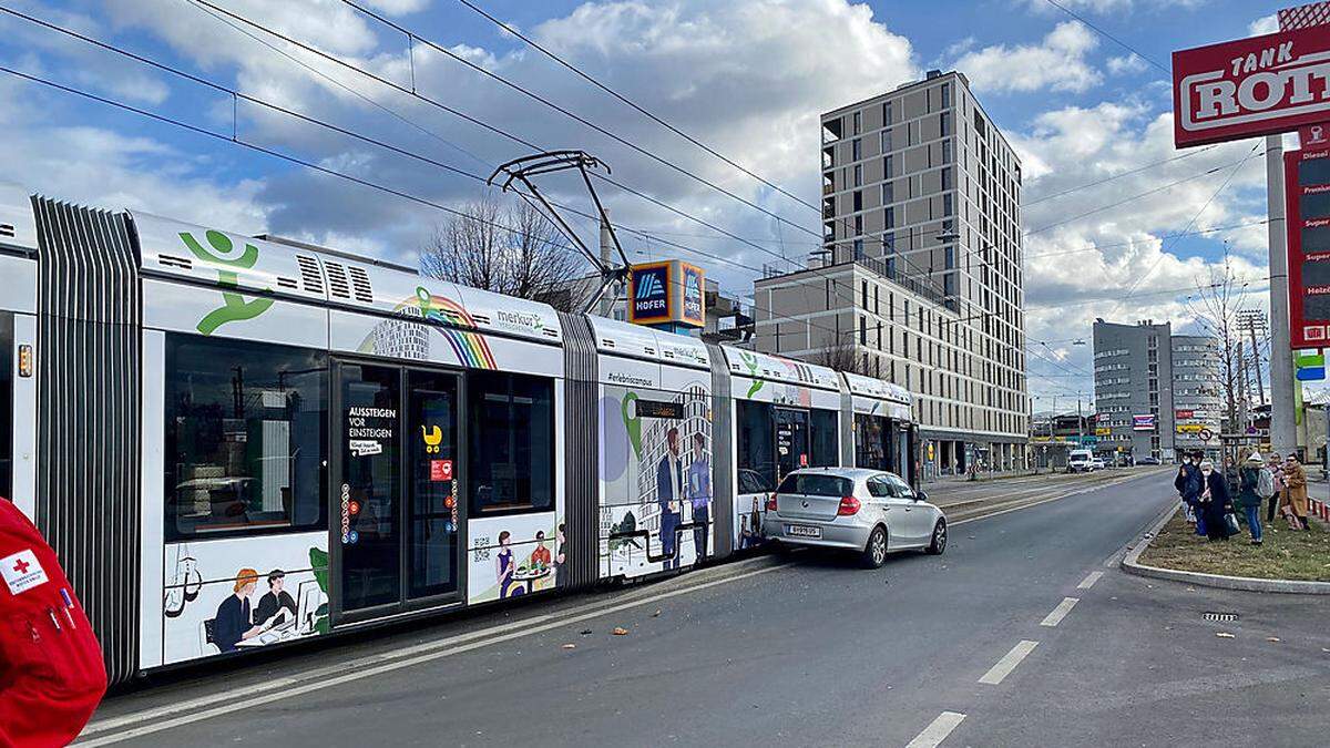 Unfall in der Conrad-von-Hötzendorf-Straße