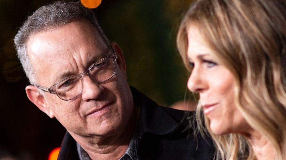 Waren infiziert: Tom Hanks und seine Frau Rita Wilson