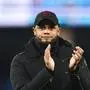 (FILES) Burnley's Belgian manager Vincent Kompany applauds at the end of the English Premier League football match between Manchester City and Burnley at the Etihad Stadium in Manchester, north west England, on January 31, 2024. According to several German and English media on May 22, 2024, Burnley's Belgian manager Vincent Kompany is about to join Bayern Munich to replace Thomas Tuchel at the position of head coach. (Photo by Darren Staples / AFP) / RESTRICTED TO EDITORIAL USE. No use with unauthorized audio, video, data, fixture lists, club/league logos or 'live' services. Online in-match use limited to 120 images. An additional 40 images may be used in extra time. No video emulation. Social media in-match use limited to 120 images. An additional 40 images may be used in extra time. No use in betting publications, games or single club/league/player publications. / 