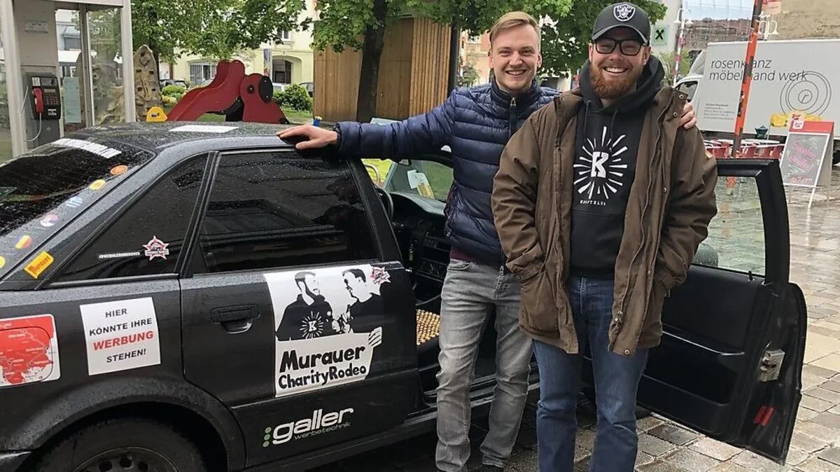 Julian Kleinferchner aus Stolzalpe und Matthias Bischof starten im Juli beim "Pothole Rodeo"