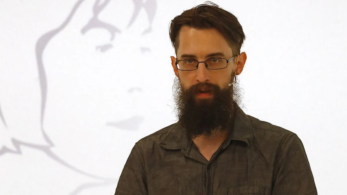 Clemens J. Setz, hier bei seiner Rede beim Bachmannpreis 2019 in Klagenfurt, erhält den Kleist-Preis