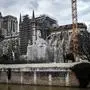 A picture taken on December 26, 2019 shows a view of the Notre-Dame Cathedral in Paris, which was partially destroyed when fire broke out beneath the roof on April 15, 2019. (Photo by STEPHANE DE SAKUTIN / AFP)