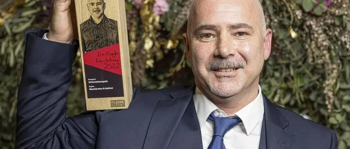 Arthur Primus (mit einer Auszeichnung für Unternehmergeist, 2023)