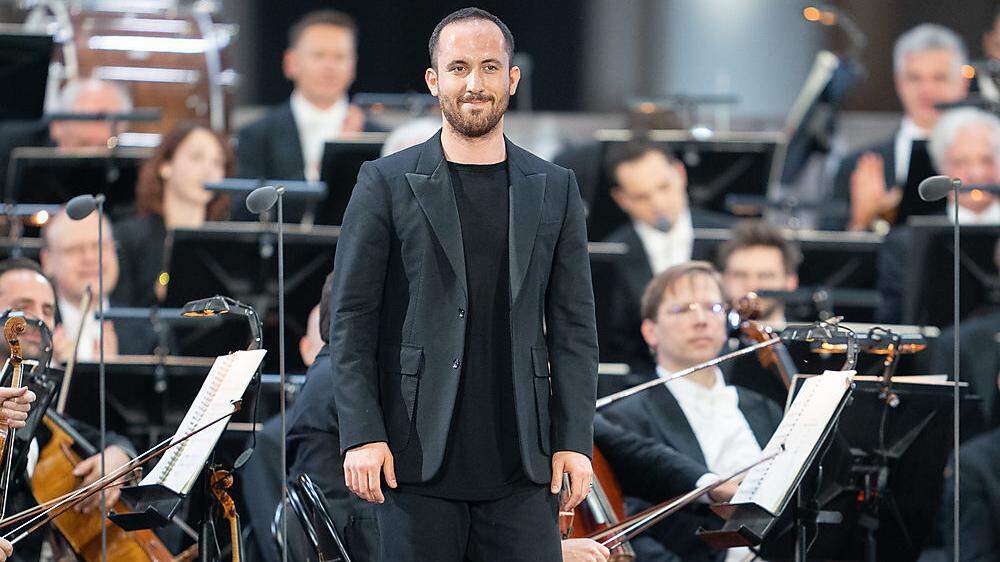 Igor Levit bei seinem Auftritt beim Sommernachtskonzert der Wiener Philharmoniker im Vorjahr