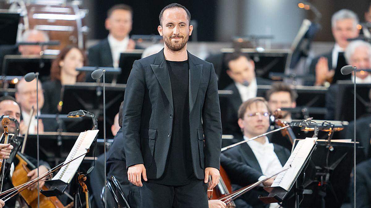 Igor Levit bei seinem Auftritt beim Sommernachtskonzert der Wiener Philharmoniker im Vorjahr