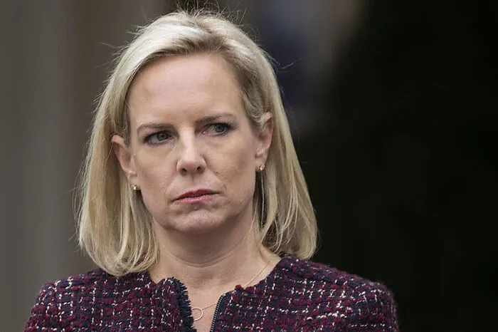 US-Heimatschutzministerin Kirstjen Nielsen verlässt ihren Posten in der Regierung von Präsident Donald Trump, wie Trump am 8. April 2019 ankündigte.
