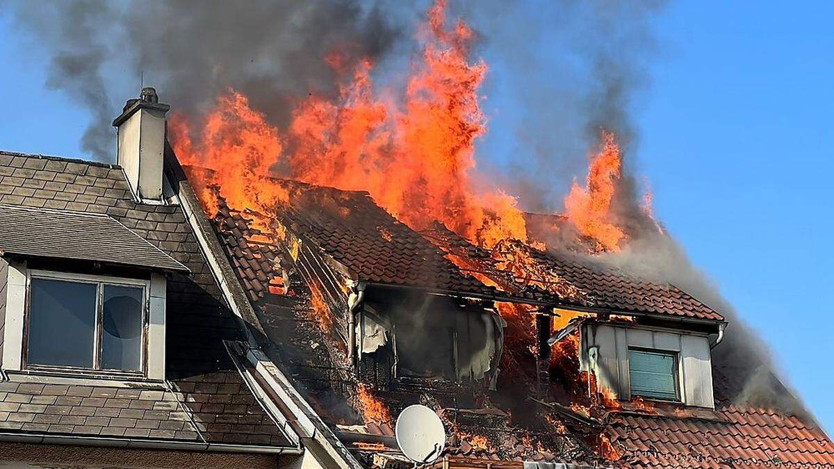 Brand in Gratwein-Straßengel