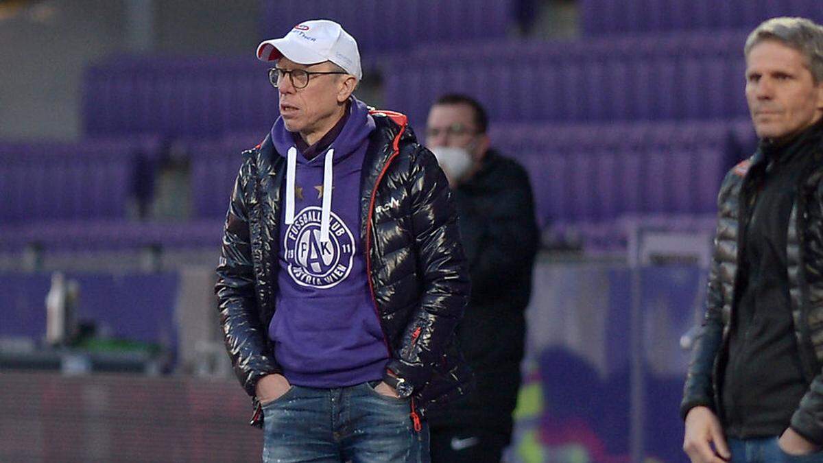 Peter Stöger (liks) und Didi Kühbauer sahen eine Nullnummer