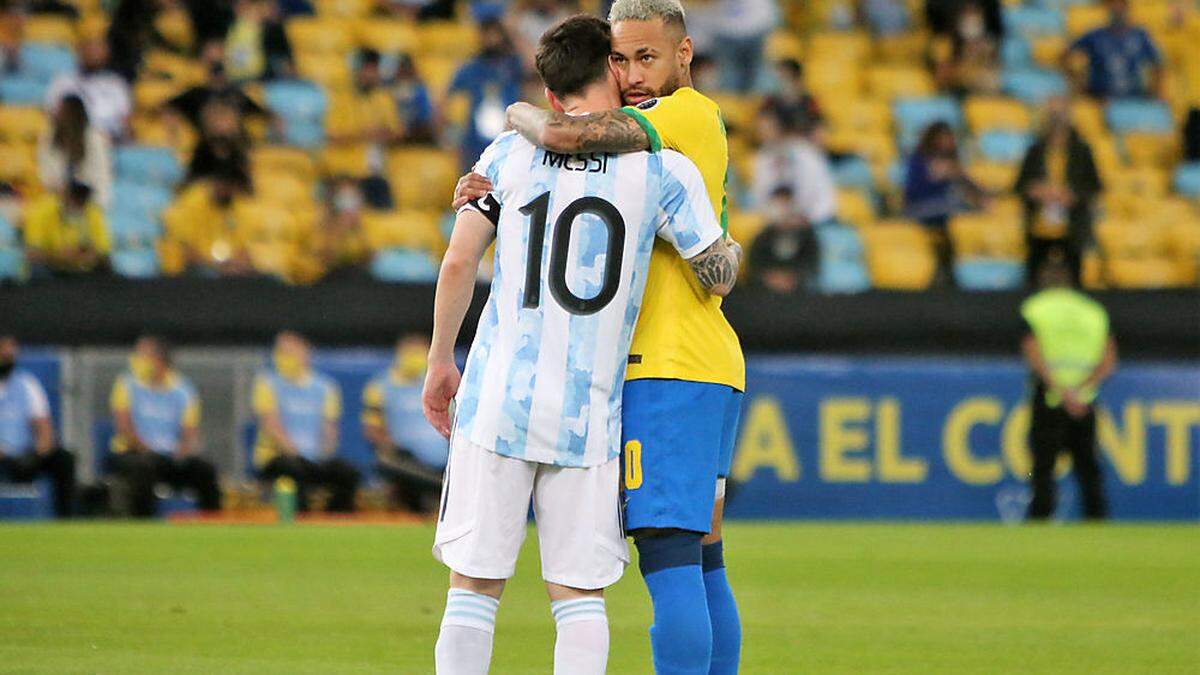 Neymar huldigte Messi nach seinem Copa-America-Sieg