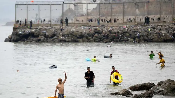 Ceuta verzeichnete rund 60.000 irreguläre Ankünfte 