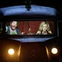 Erste Wagner-Premiere in Bayreuth 2019: Tannhäuser (Stephen Gould) und Venus (Elena Zhidkova) im antiken Citroen