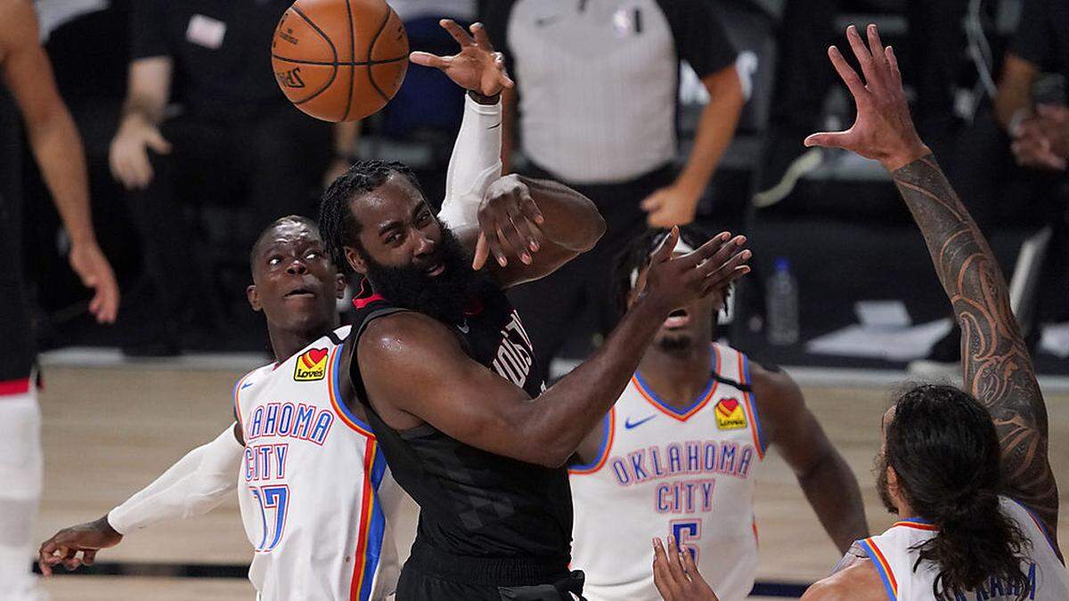 James Harden und die Houston Rockets setzten sich durch