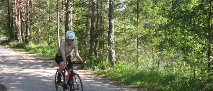 Holzfeind trainiert bereits fleißig am Rad