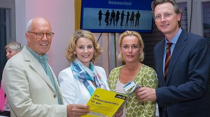 Rainer Schroth (Kurhaus), Martina Pirker ("Kleine Zeitung"), Unternehmerin Silke Oberlerchner und Johannes Hörl (Großglockner Hochalpenstraße)