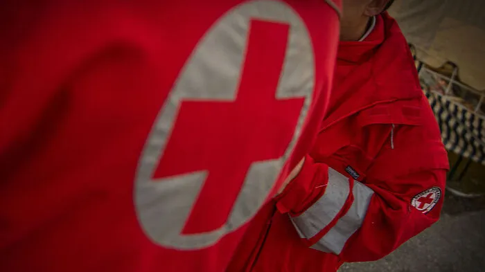 Das Rote Kreuz übernahm die Erstversorgung