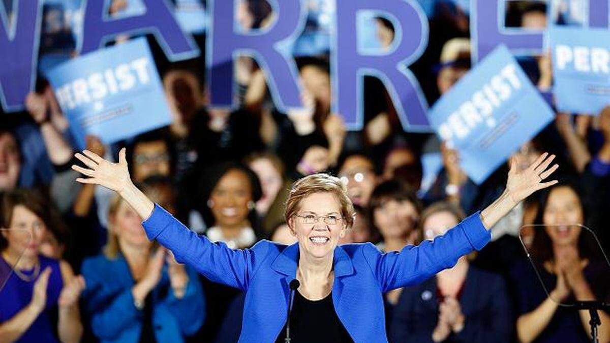 Elizabeth Warren will es mit Trump aufnehmen